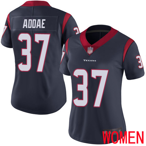 Houston Texans Limited Navy Blue Women Jahleel Addae Home Jersey NFL Football #37 Vapor Untouchable